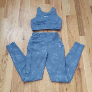 Echt Advanced Bra & Leggings, Small & Citadel Blue
